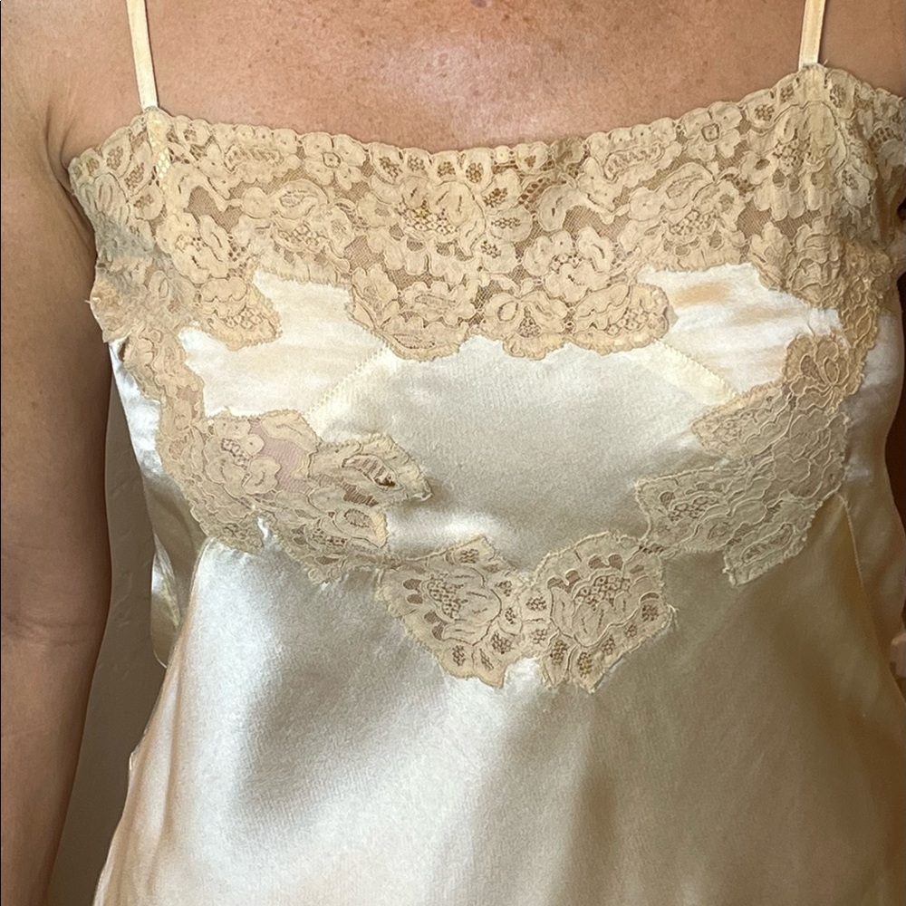 Vintage Silk 1930’s Chemise Step-In Lingerie - Picture 8 of 8